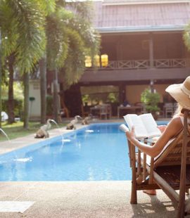 Travel Book By The Pool