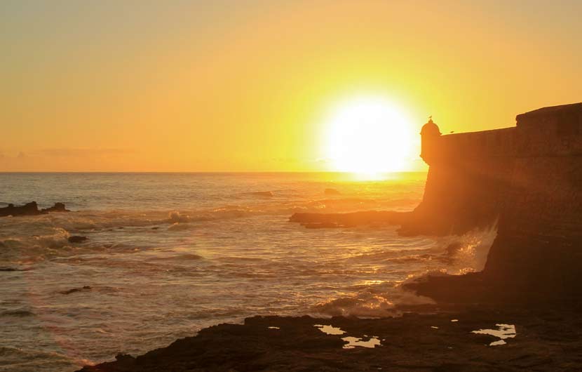 Sonnenuntergang Cadiz Andalusien