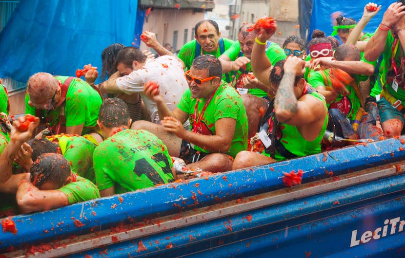 Spain Bucket List - La Tomatina Festival