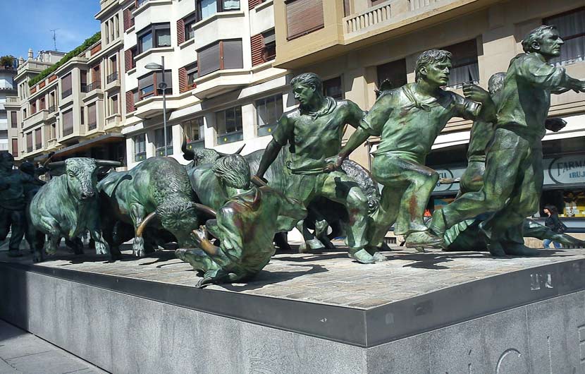 Encierro Bronze Monument
