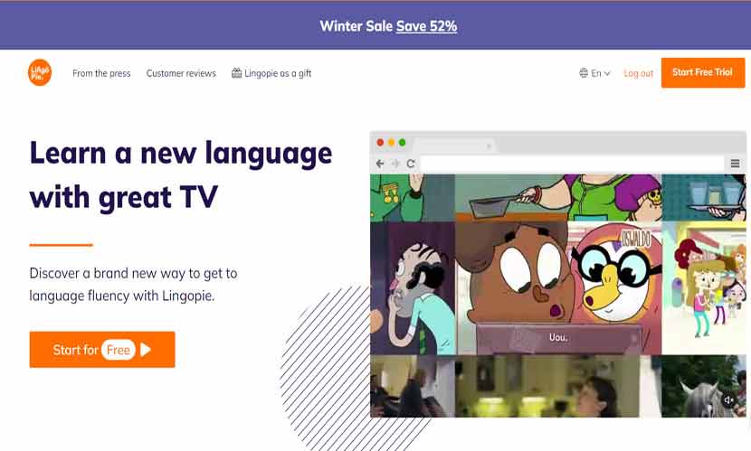 Lingopie Language App