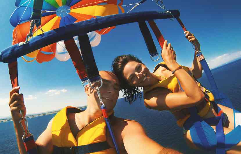 Parasailing Spain
